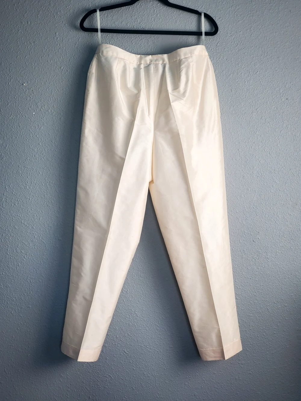 VINTAGE 90'S 100% SILK CREAM PANT